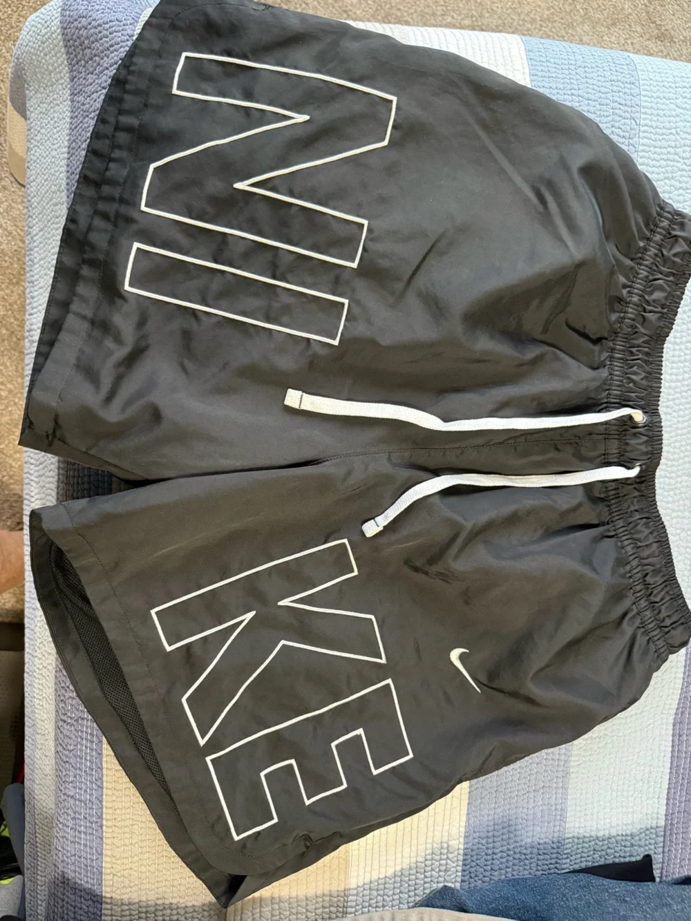Nike swim trunks, size Large